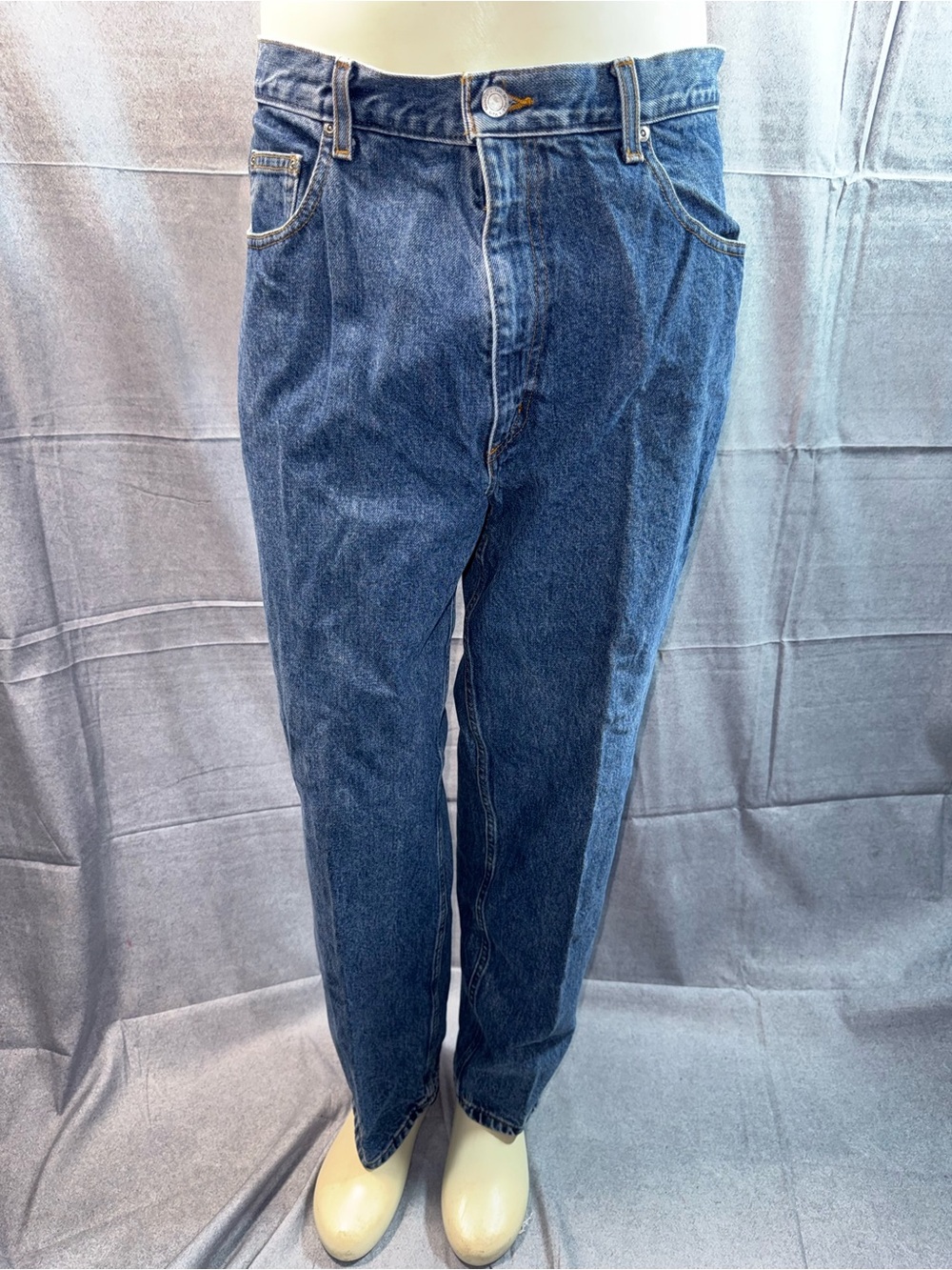 1684-Member’s Mark Relaxed Fit Men's Denim Jeans - Blue